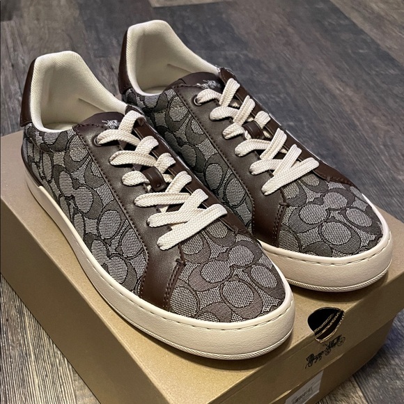 Coach Other - Men’s Coach Signature Logo Jacquard Sneakers Size 10